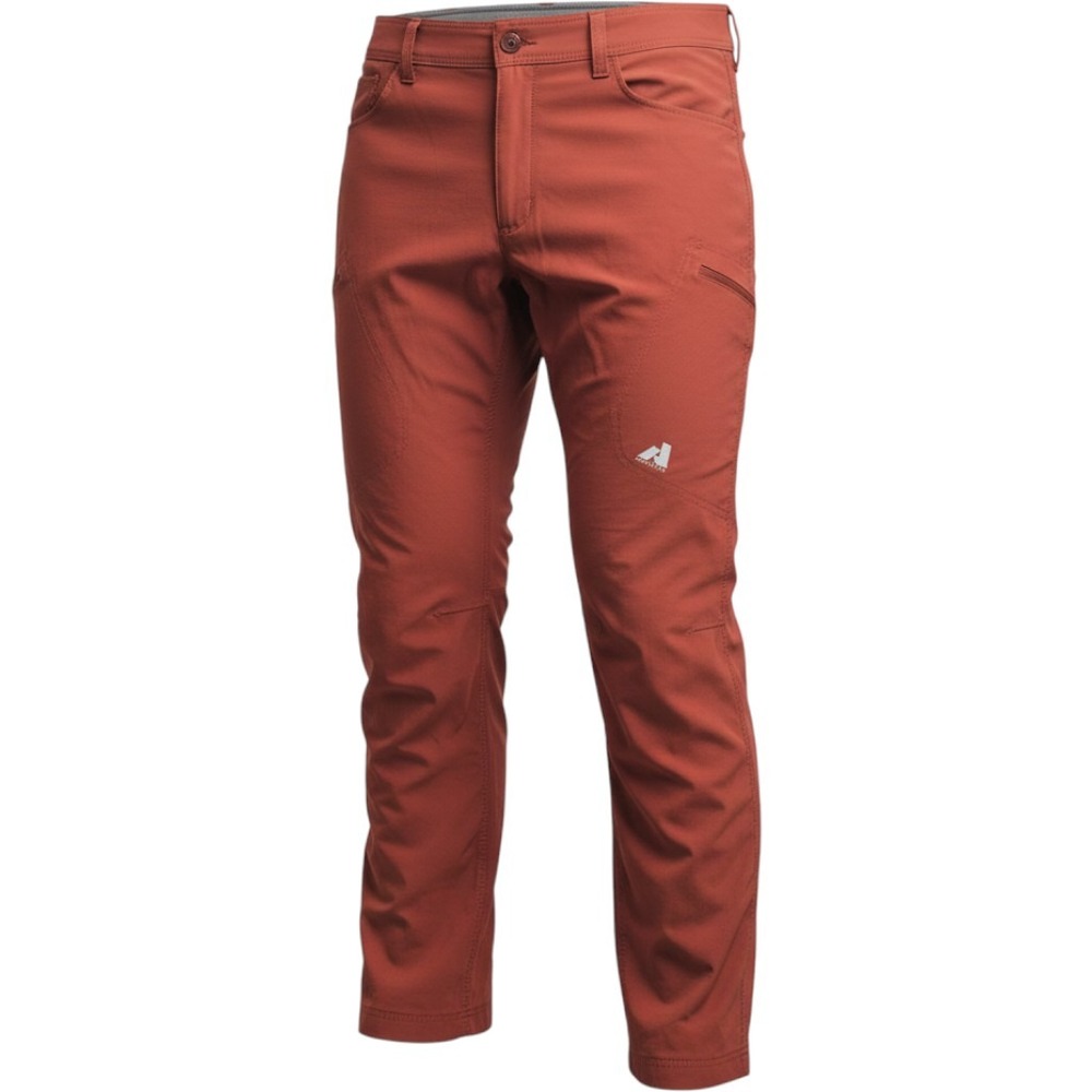 Eddie Bauer First Ascent Guide Pro Pants Mens 38x30 Rust Hiking Cargo Trail
